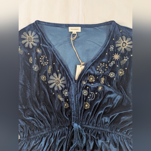 World Market Mira Celestial Embroidered Maxi Dress (L/XL) - Picture 3 of 15